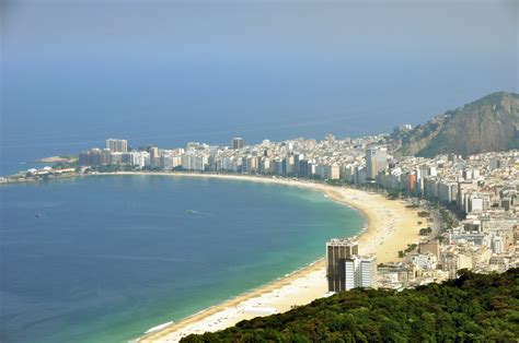 Copacabana Beach Rio de Janeiro view from Sugar Loaf 2010 | Copacabana ...