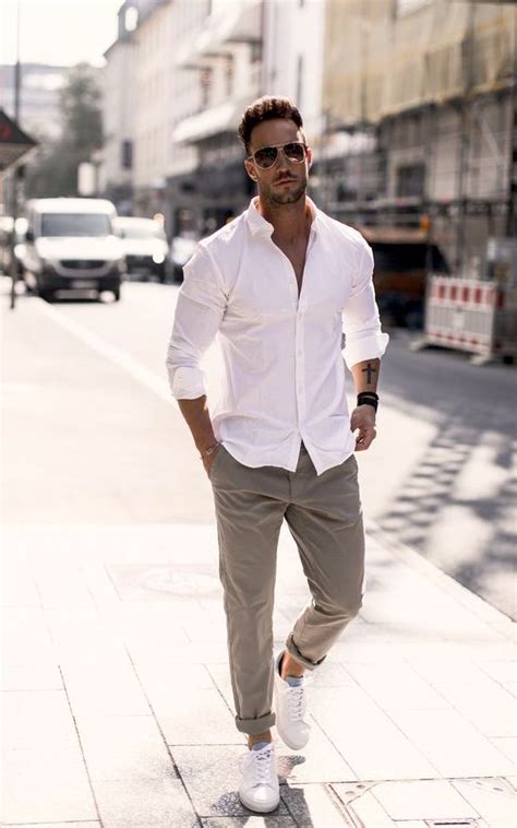 Easily create a modern casual look for this spring-summer | Mens business casual outfits, Mens ...