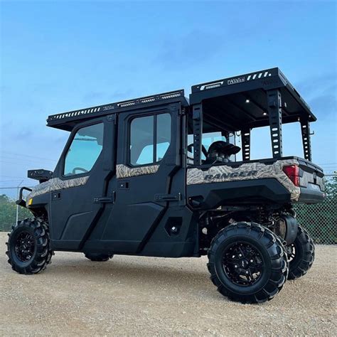 Polaris Ranger Rear Raised Bed Rack by Ranch Armor - PRB1-XX