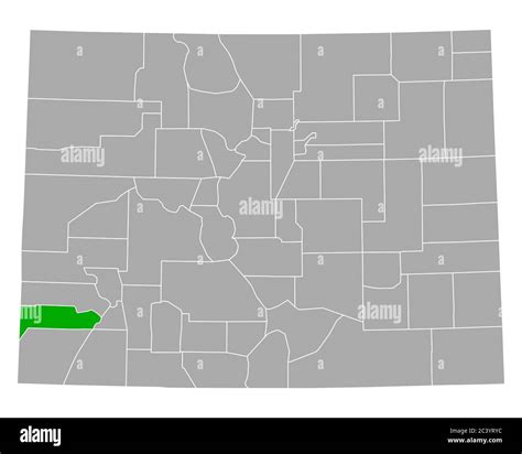 Map of Dolores in Colorado Stock Photo - Alamy