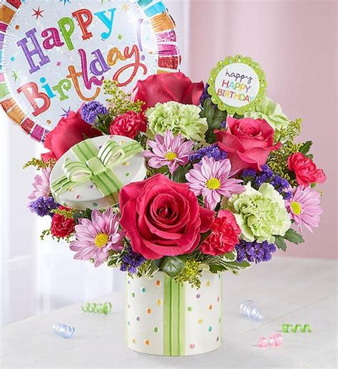 Happy Birthday Present Bouquet | 1800Flowers.com - 167382