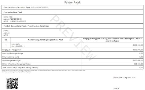 Contoh Faktur Pajak dan Cara Membuatnya | OnlinePajak