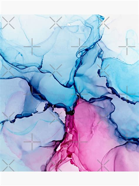 " Abstract Gradient pink purple and light blue watercolor " Sticker for Sale by Difference ...