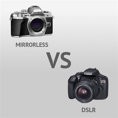 Mirrorless vs DSLR – 18 Main Differences Between Mirrorless and DSLR Cameras