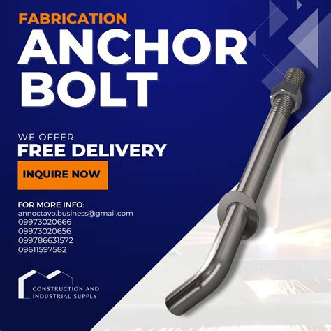 Anchor Bolt Installation | Structural Engineering | Concrete Anchors | Anchor Bolt Design ...