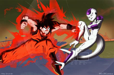 Goku vs Frieza by Gx3RComics on Newgrounds