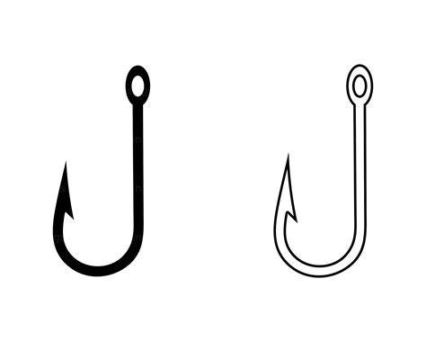 Fish Hook Svg Fish Hook Png Fish Hook Clipart Fish Hook - Etsy