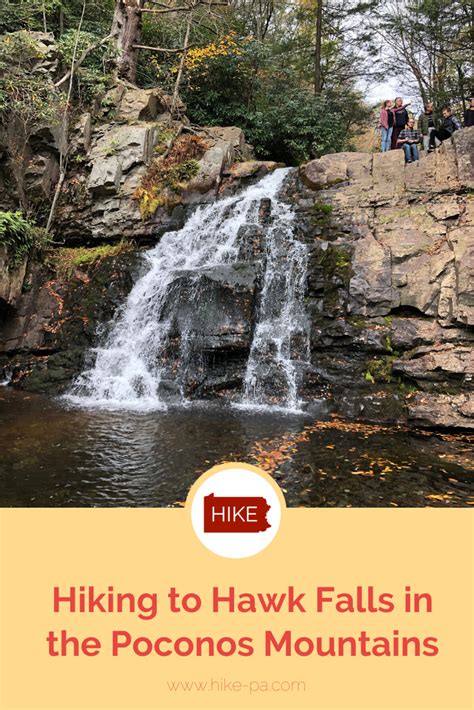 Hiking to Hawk Falls in the Poconos Mountains | Local hiking trails, Pennsylvania waterfalls ...