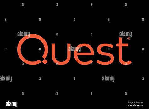 Quest Software, Logo, Black background Stock Photo - Alamy