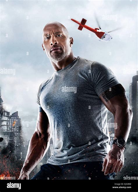 SAN ANDREAS 2015 Warner Bros film with The Rock Stock Photo: 79973037 ...