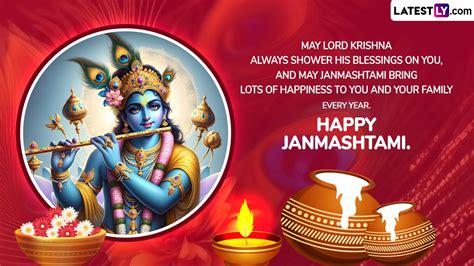 Happy Krishna Janmashtami 2024 Greetings and HD Images: Send WhatsApp Messages, Gokulashtami ...