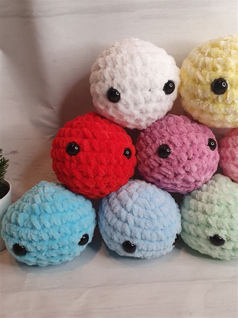 Handmade Super Soft Crochet Stress ball / Anxiety ball/ Fidget | Etsy