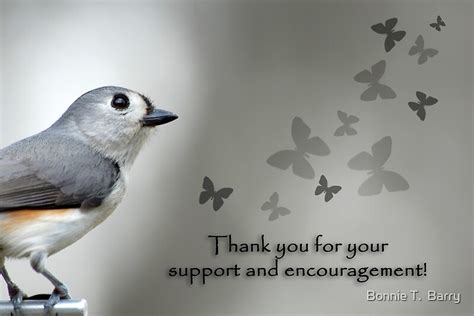 "Thank you for your support and encouragement!" by Bonnie T. Barry ...