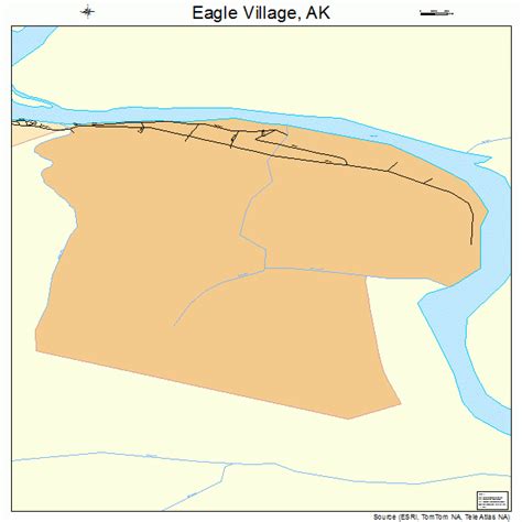 Eagle Village Alaska Street Map 0220600