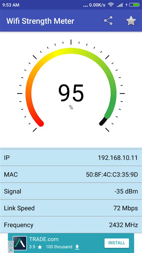 Wifi Strength Meter - Android Apps on Google Play