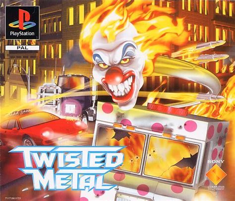 Twisted Metal (1995) box cover art - MobyGames