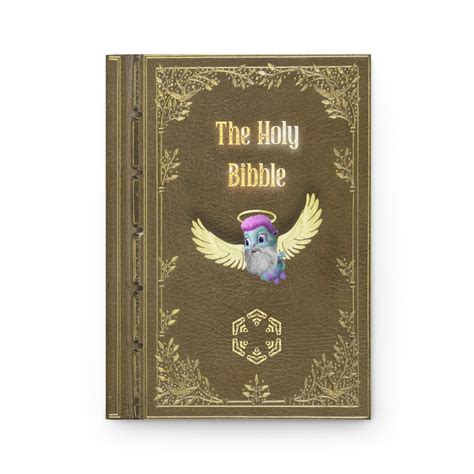 The Holy Bibble Hardcover Journal Matte - Etsy