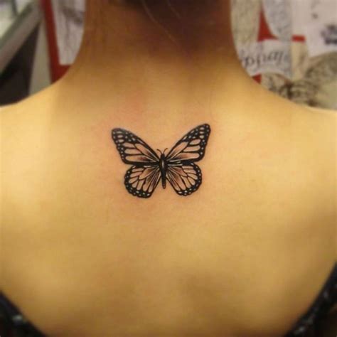 23 Awesome Upper Back Tattoos for Women | Butterfly tattoos for women ...