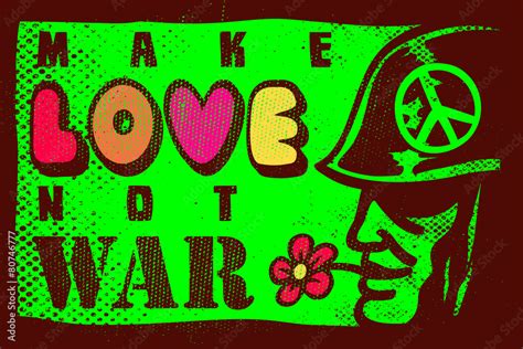 Make Love Not War Poster