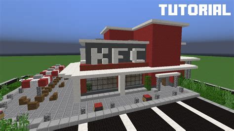 Minecraft Tutorial: How To Build KFC w/ Drive Thru (Restaurant) - YouTube