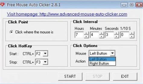 Free automatic mouse clicker - dynahooli