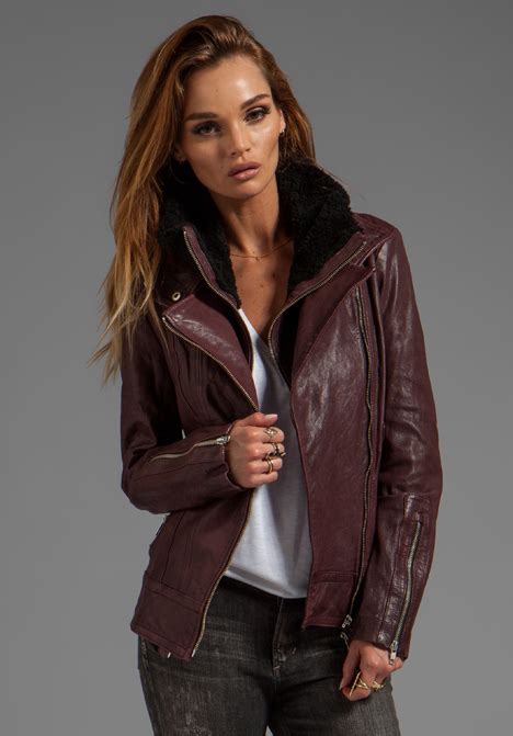 Burgundy Leather Jackets – Jackets