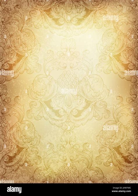 Abstract vintage background with classical seamless pattern Stock ...