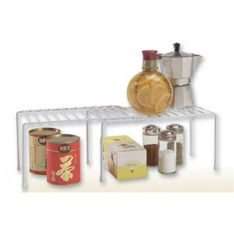 Expandable Shelf Organizer (White) (5.25"H x 5.25"W x 11.25"-20"L ...