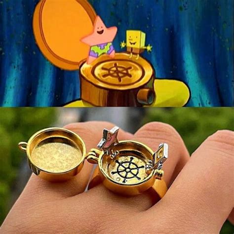 BFF Ring Best Friends Forever Ring Spongebob Ring - Etsy UK