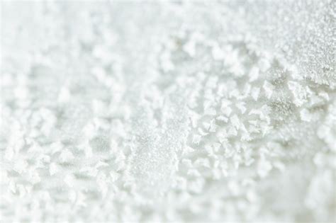 Premium Photo | Ice crystals macro