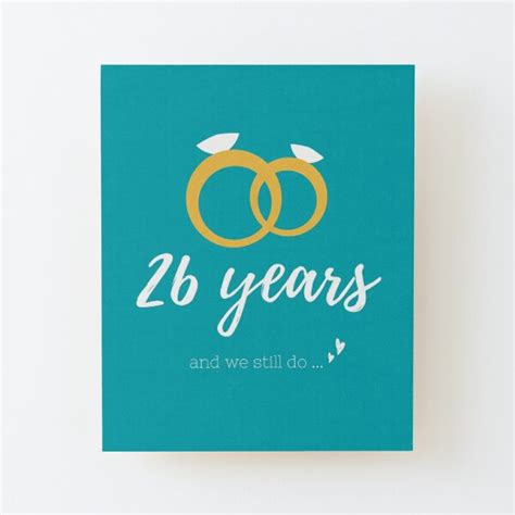 26th Wedding Anniversary Gifts & Merchandise | Redbubble