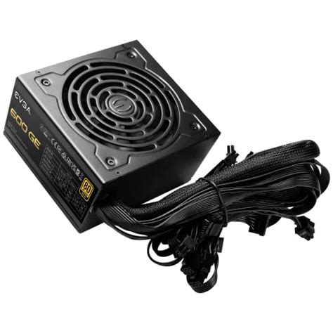 EVGA GE 600 W 80+ Gold Certified ATX Power Supply (200-GE-0600-V1 ...