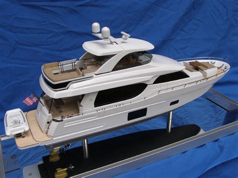 OA 70E Yacht Scale Model - aft view — Yacht Charter & Superyacht News