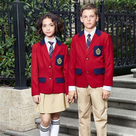 Custom Red Winter Secondary School Uniform Blazer - China School Uniform and School Uniform ...