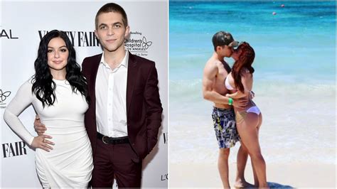 Ariel Winter Shows Off Major Curves in Tiny White Bikini While Kissing ...