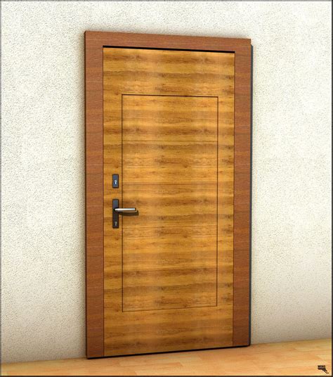 Wood door Free 3D Model - .fbx .obj .blend - Free3D