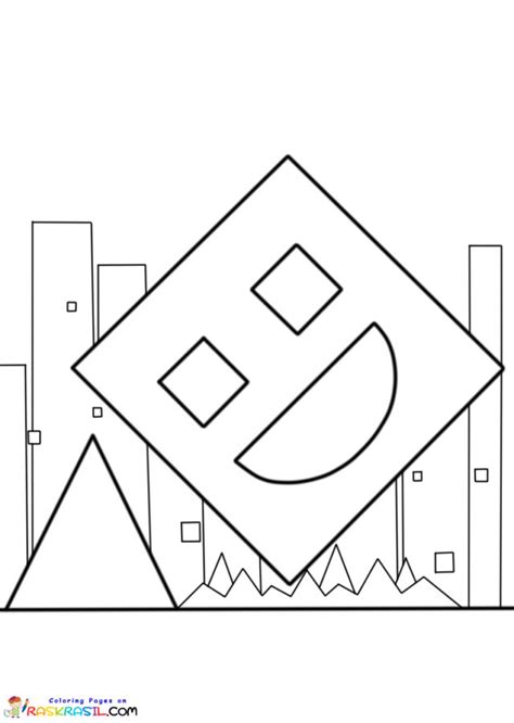 Geometry Dash Coloring Pages