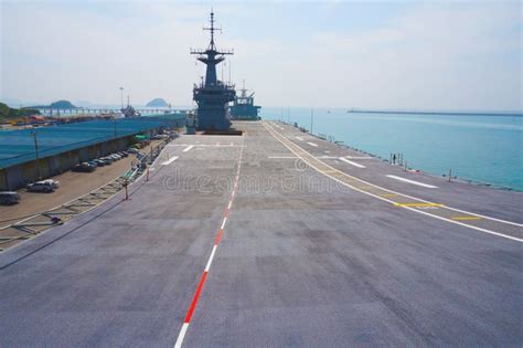 Flight Deck Of An Aircraft Carrier Stock Photo - Image: 50138213