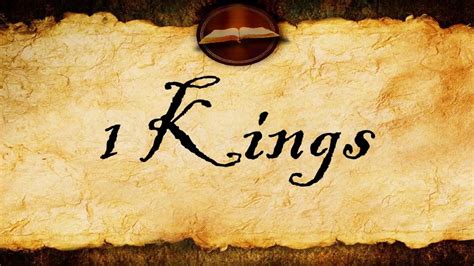 The Book of 1 Kings | KJV Audio Jon Sherberg (With Text) - YouTube