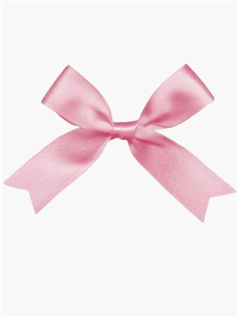 "Coquette balletcore pink ribbon bow " Sticker for Sale by Pixiedrop | Redbubble