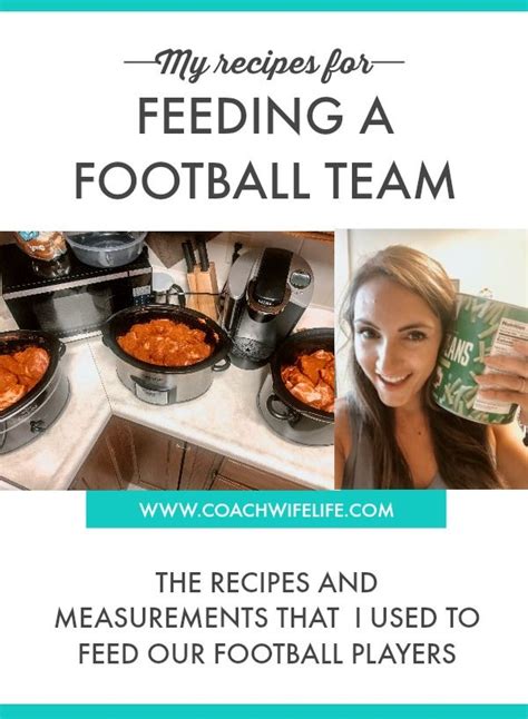 Cooking for a team recipes – Artofit