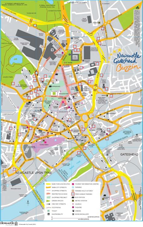 Printable Street Map Of Harrogate Town Centre - Free Printable Maps