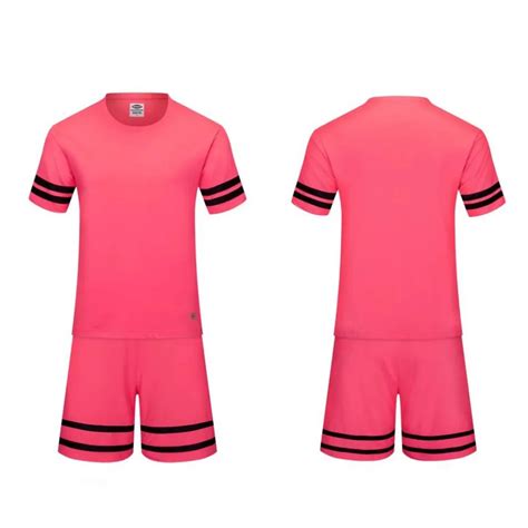 Pink men's training short sleevejersey breathable runningsets ...