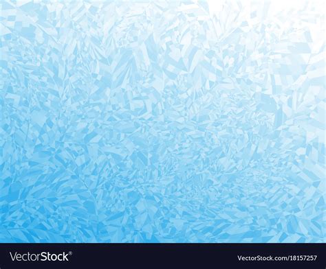 Winter blue frost background with copy space Vector Image