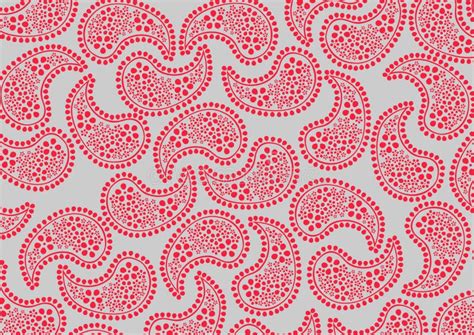 Red Paisley Pattern Royalty Free Stock Image - Image: 6852606