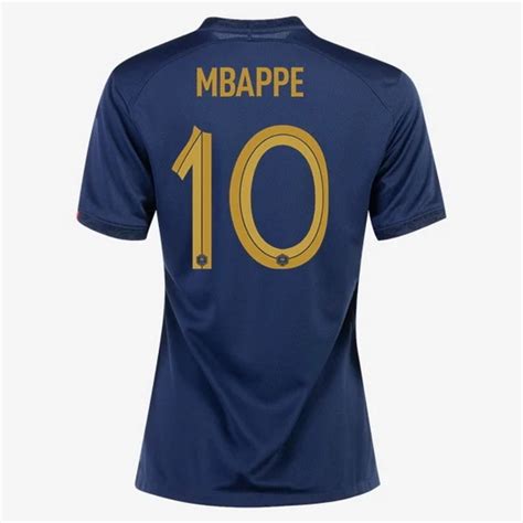 22/23 Kylian Mbappe France Home Women's Jersey