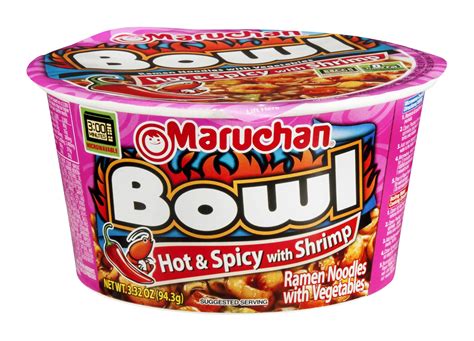 Maruchan Instant Bowl Hot and Spicy Shrimp Flavor - Shop Soups & Chili at H-E-B