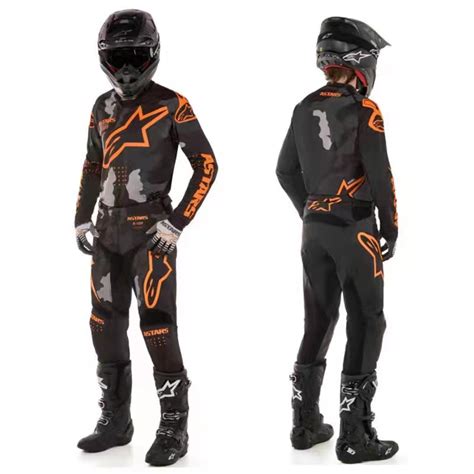 NEW 2022 alpinestars LE TECH ASTARS RACER TACTICAL enduro motocross jersey and pants mx gear set ...