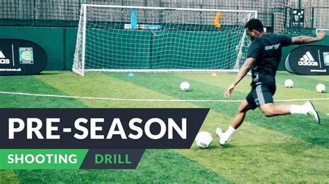 Pre-season training for football | Shooting drills | Soccer drills ...