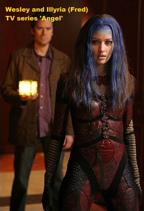 Illyria (Fred) and Wesley TV series Season 5 Angel Spike Buffy, Buffy ...